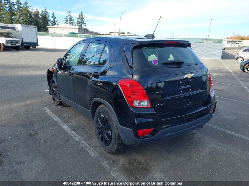 Vin: 3gncjksb6jl360468, lot: 30111416, chevrolet trax ls 20183