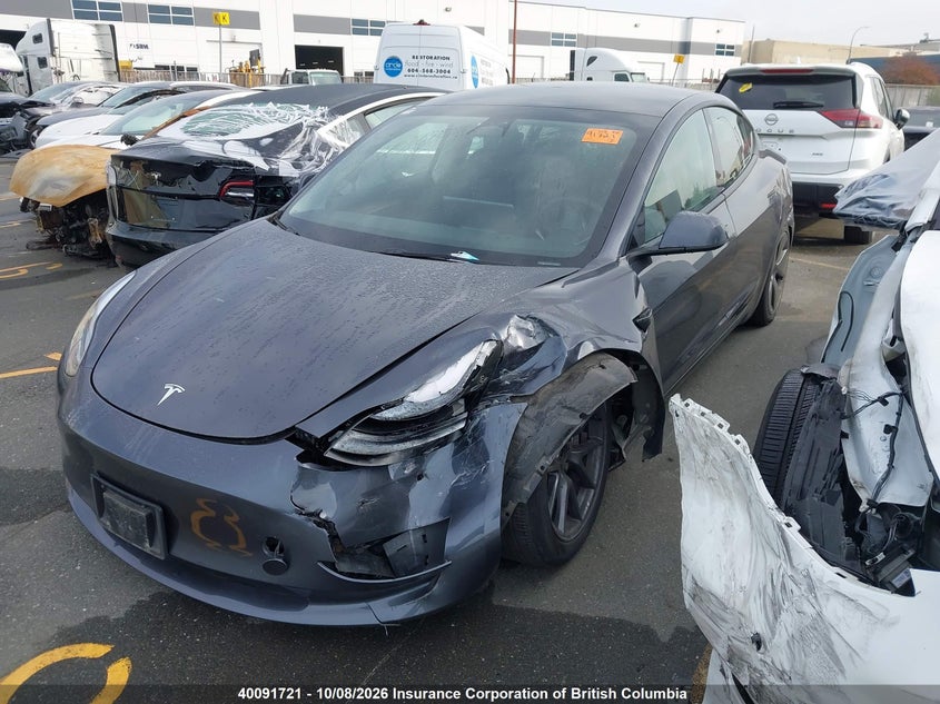 Vin: 5yj3e1ea4pf698338, lot: 30111435, tesla model 3 20232