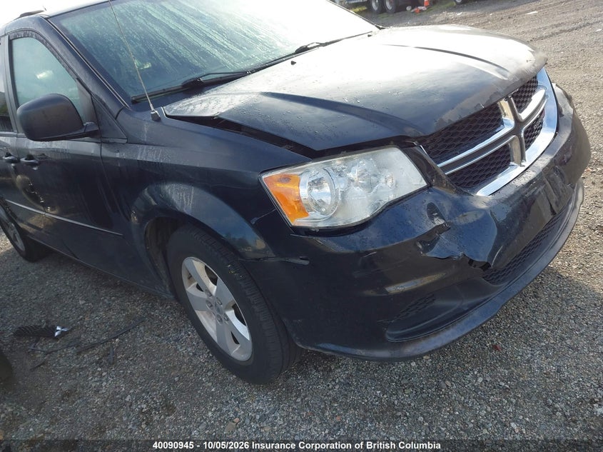 2014 Dodge Grand Caravan Se, Front, IAAI, VIN 2C4RDGBG7ER333873