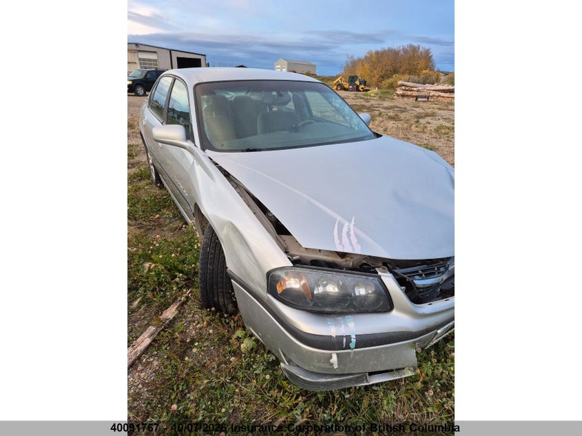 2003 Chevrolet Impala Ls, Удар спереди, IAAI, VIN 2G1WH52K239162200