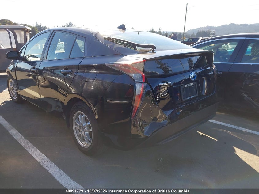 Vin: jtdkbrfu8g3010110, lot: 30111500, toyota prius 20163
