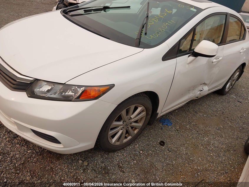 2012 HONDA CIVIC VIN 2HGFB2F94CH007153 — фото 2