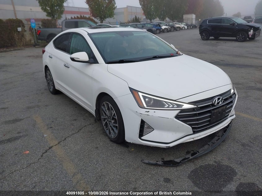 HYUNDAI ELANTRA 2020, VIN KMHD84LF2LU990627