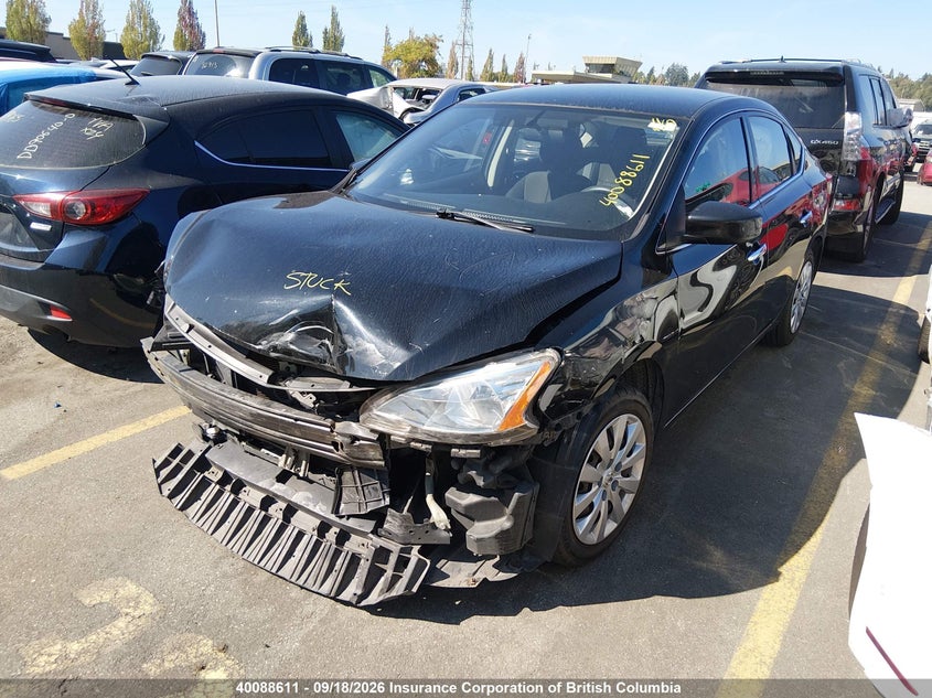 Vin: 3n1ab7ap7fl645777, lot: 30111606, nissan sentra s/sv/sr/sl 20152