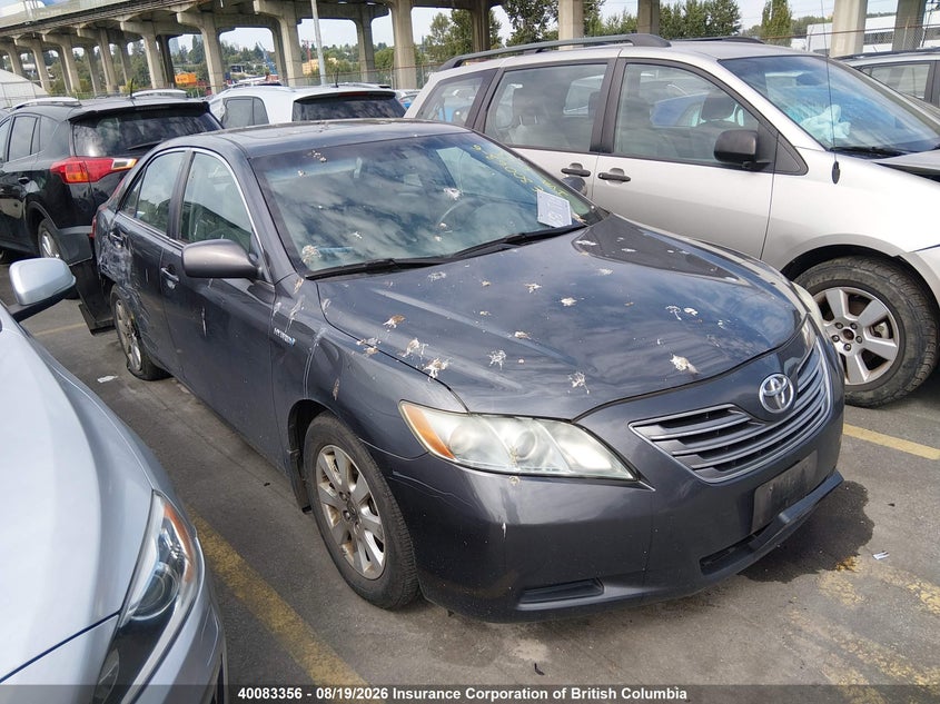 2008 Toyota Camry Hybrid, Удар сзади, IAAI, VIN 4T1BB46KX8U044140