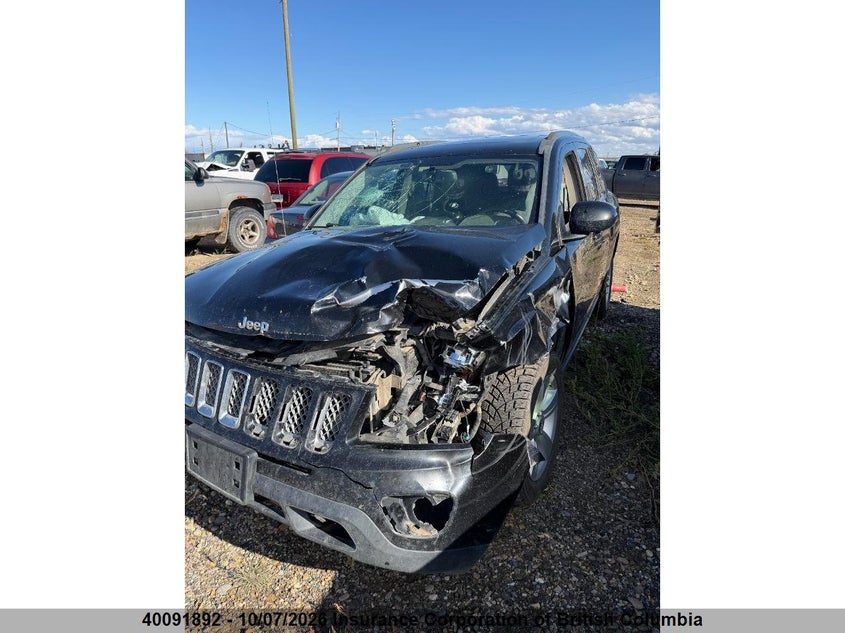 Vin: 1c4njdcb0fd151378, lot: 30111687, jeep compass limited 20152
