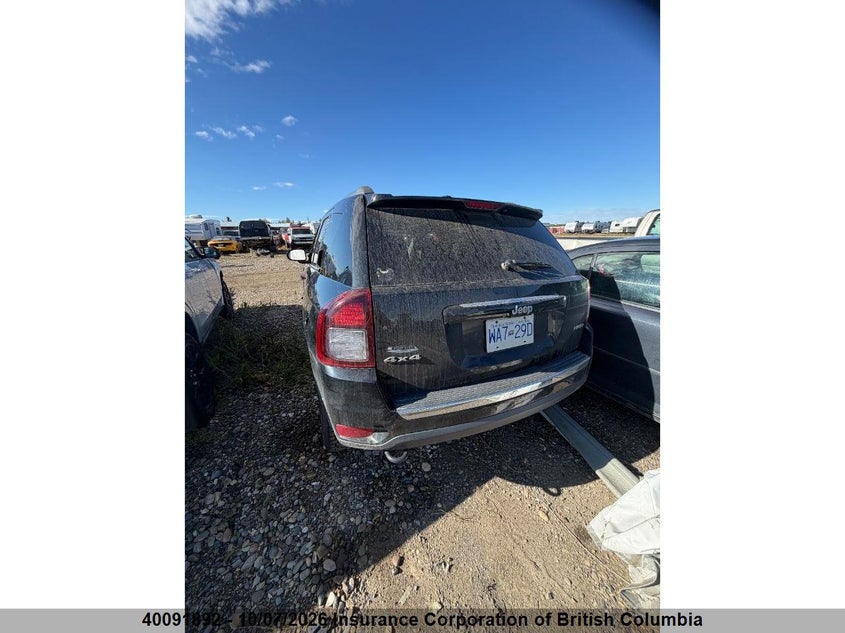 Vin: 1c4njdcb0fd151378, lot: 30111687, jeep compass limited 20153