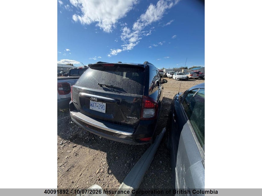 Vin: 1c4njdcb0fd151378, lot: 30111687, jeep compass limited 20154