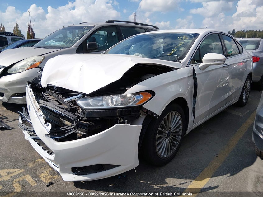 2016 Ford Fusion Titanium, Удар спереди, IAAI, VIN 1GKET16S756170263 — фото 2