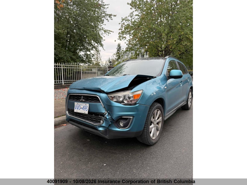 Vin: 4a4aj4au5de602937, lot: 30111713, mitsubishi rvr 20132