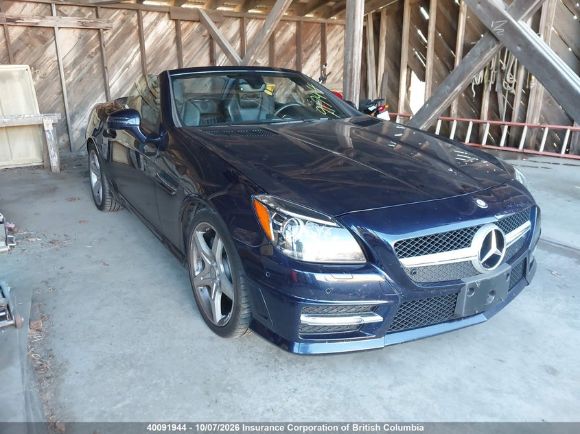 2012 Mercedes-Benz Slk 350, Rear, IAAI, VIN WDDPK5HA4CF019449