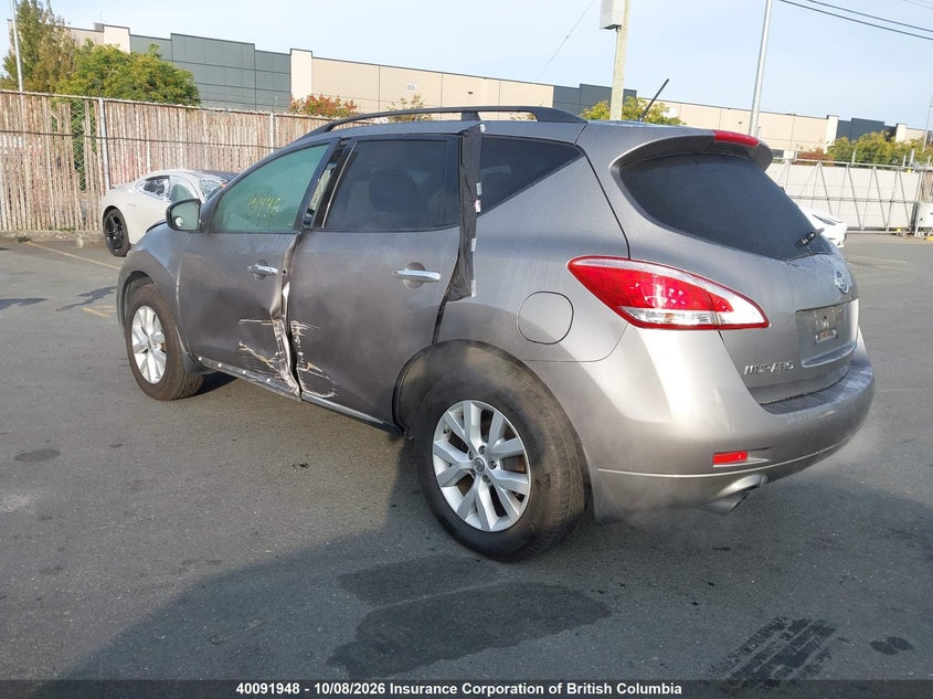 Vin: jn8az1mw4cw209536, lot: 30111761, nissan murano s/sl/le 20123