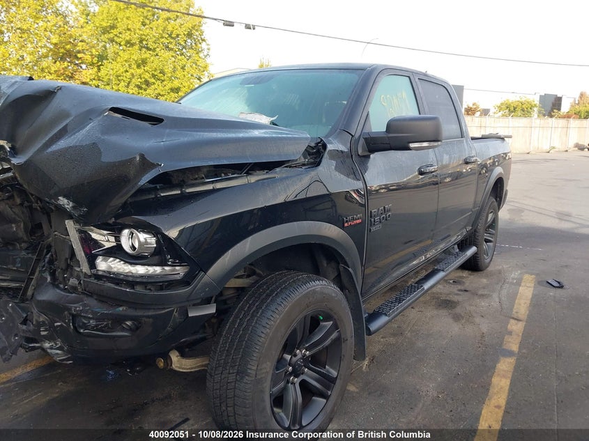 2019 Ram 1500 Classic Slt, Front, IAAI, VIN 1C6RR7LT0KS640638 — photo 2