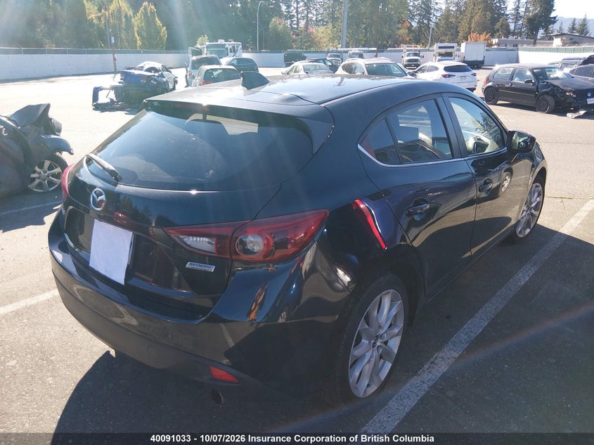 Vin: jm1bm1m35e1207573, lot: 30111924, mazda 3 grand touring 20144