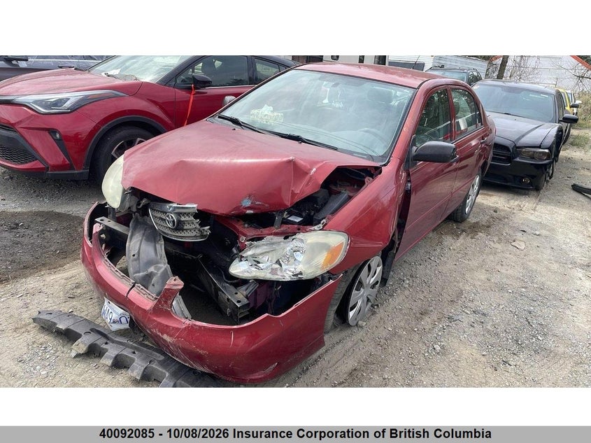 2006 Toyota Corolla Ce/Le/Sport, Front, IAAI, VIN 2T1BR32E76C627348 — photo 2