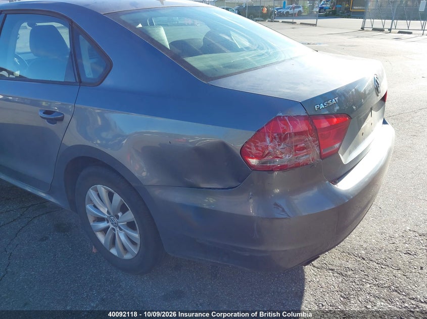 Vin: 1vwah7a39dc004192, lot: 30111982, volkswagen passat s 20133