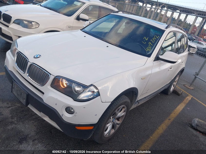 Vin: wbxpc7c41awe54291, lot: 30112007, bmw x3 20102