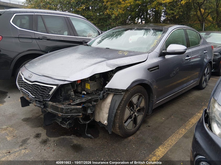 Vin: knagm4ad1c5011444, lot: 30112042, kia optima hybrid 20122