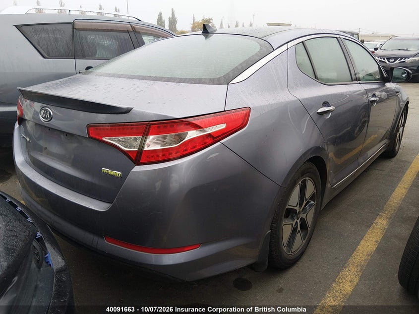 Vin: knagm4ad1c5011444, lot: 30112042, kia optima hybrid 20124
