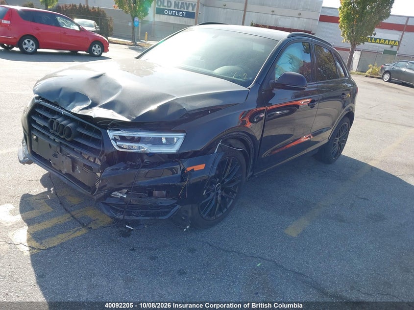 2018 Audi Q3, Front, IAAI, VIN WA1GCCFSXJR025513 — photo 2