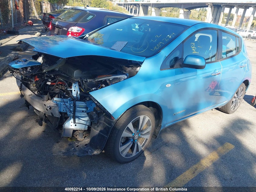 Vin: 1n4az0cp1fc315423, lot: 30112108, nissan leaf 20152