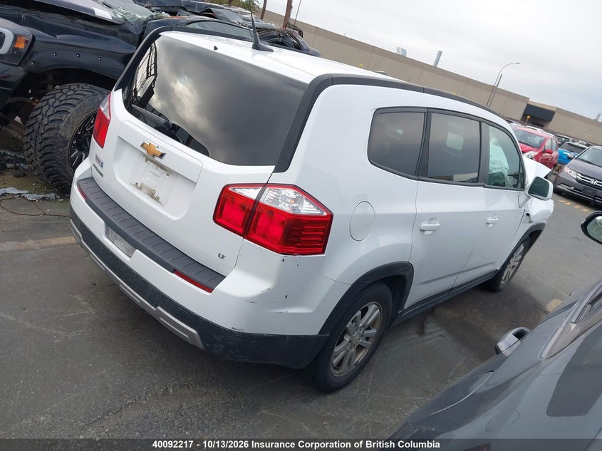 Vin: kl77p2em5ck601783, lot: 30112111, chevrolet orlando lt 20124