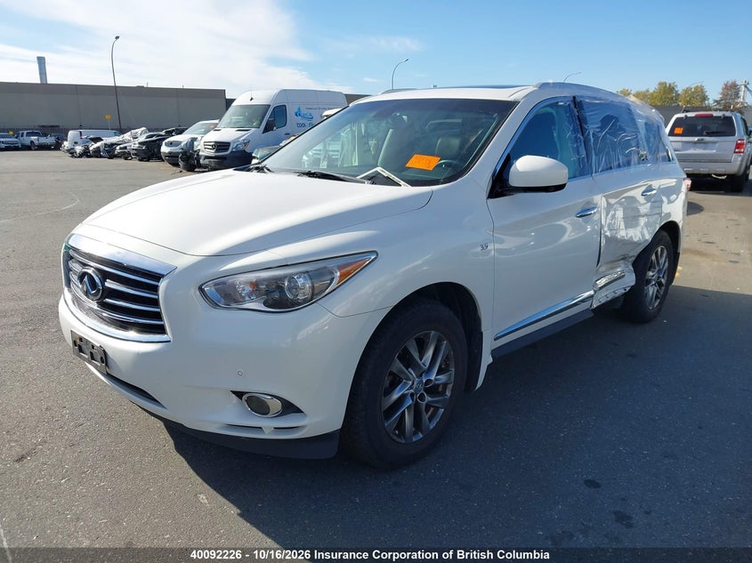 Vin: 5n1al0mmxec501634, lot: 30112123, infiniti qx60 20142