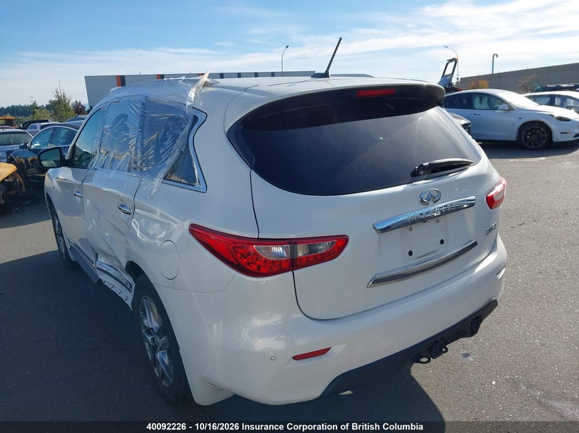 Vin: 5n1al0mmxec501634, lot: 30112123, infiniti qx60 20143