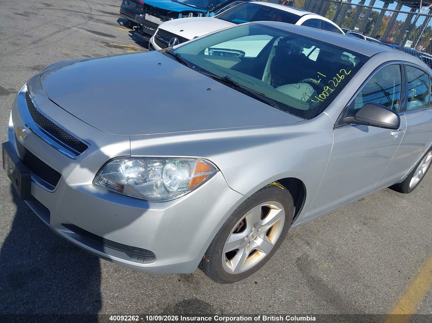 2010 Chevrolet Malibu Ls, Rear, IAAI, VIN 1G1ZB5E06AF195830 — photo 2