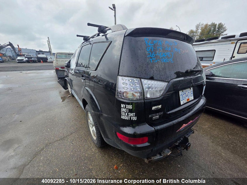 Vin: ja4jt3ax8bu606595, lot: 30112196, mitsubishi outlander se 20113