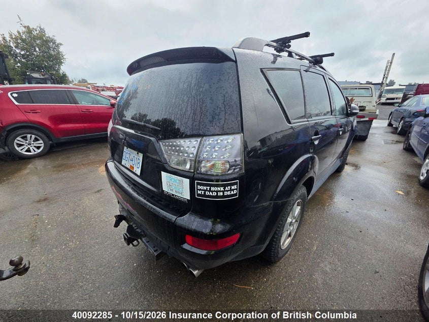 Vin: ja4jt3ax8bu606595, lot: 30112196, mitsubishi outlander se 20114