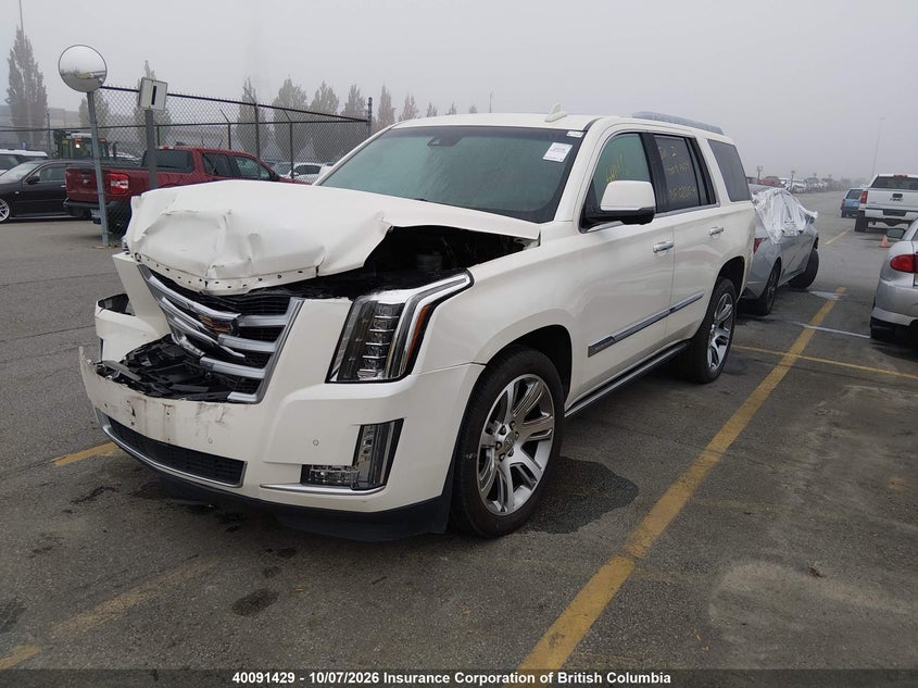 Vin: 1gys4nkj9fr529123, lot: 30112205, cadillac escalade premium 20152