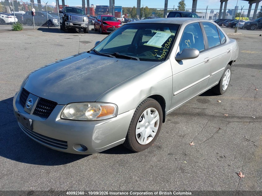 2004 Nissan Sentra 1.8/1.8S, Удар сзади, IAAI, VIN 3N1CB51D44L862736 — фото 2
