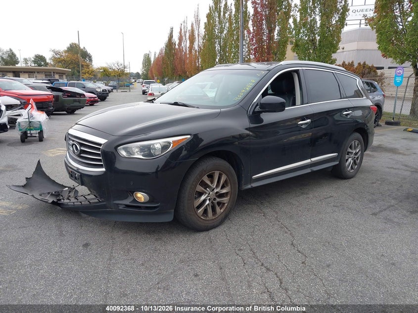 Vin: 5n1al0mm6dc307701, lot: 30112308, infiniti jx35 20132