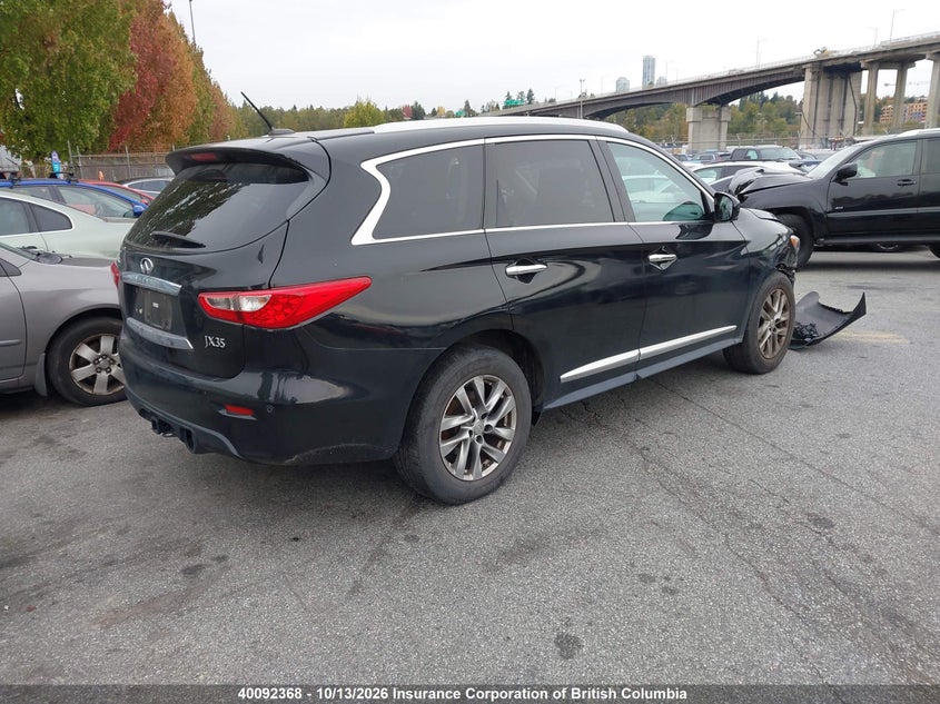 Vin: 5n1al0mm6dc307701, lot: 30112308, infiniti jx35 20134