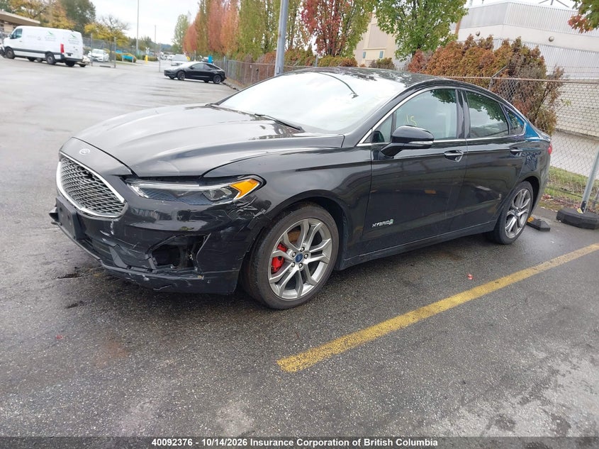 Vin: 3fa6p0ru5kr156023, lot: 30112317, ford fusion hybrid titanium 20192