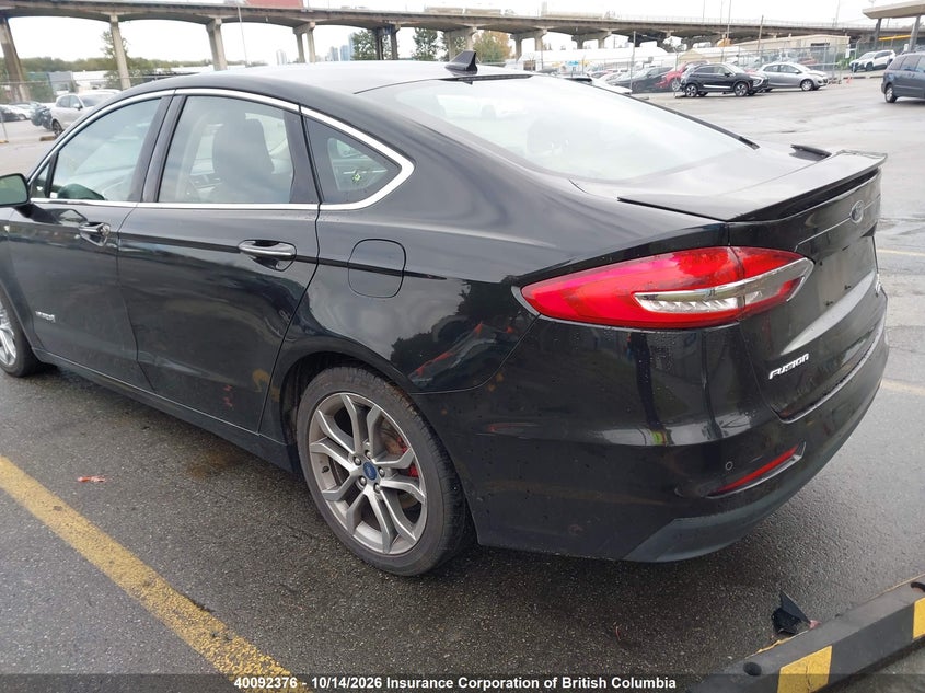 Vin: 3fa6p0ru5kr156023, lot: 30112317, ford fusion hybrid titanium 20193