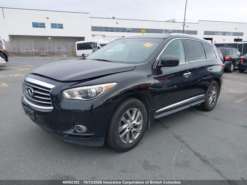 2015 Infiniti Qx60, Rear, IAAI, VIN 5N1AL0MM1FC513544 — photo 2