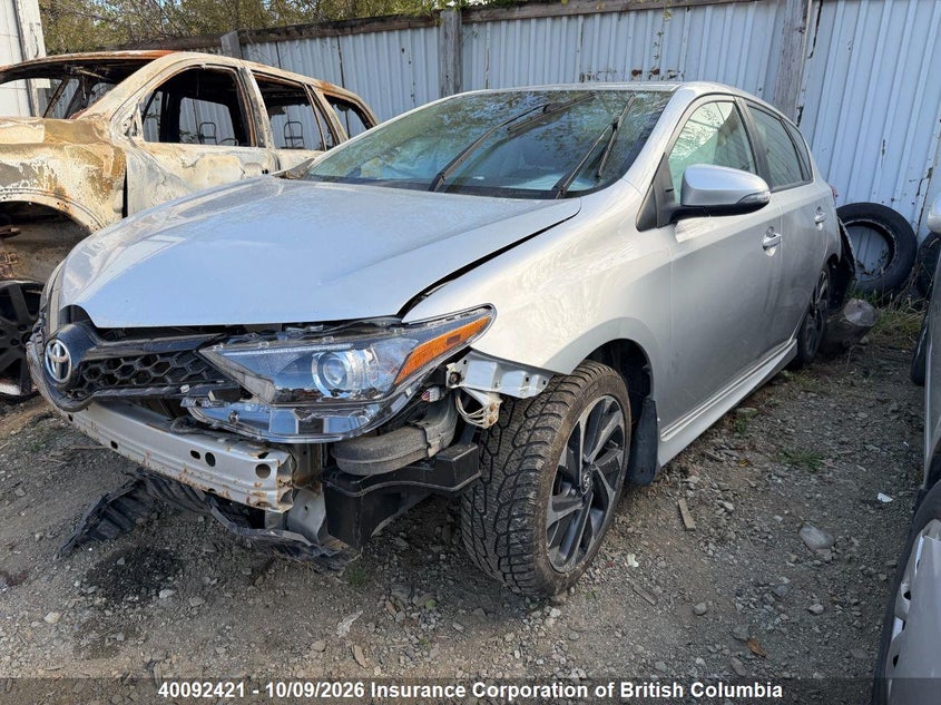 Vin: jtnkarje8jj574065, lot: 30112383, toyota corolla im 20182
