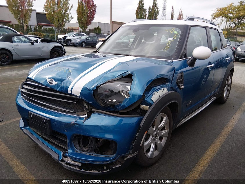 2018 Mini Cooper Countryman All4, Удар спереди, IAAI, VIN WMZYV5C37J3E02740 — фото 2