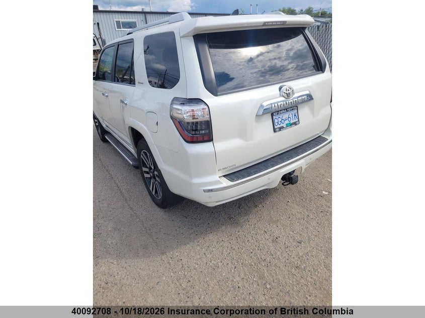Vin: jtebu5jr1j5578843, lot: 30112708, toyota 4runner sr5 20183