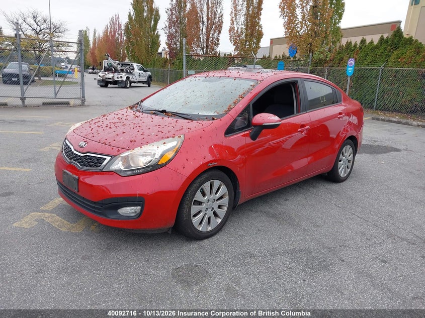 Vin: knadn4a3xe6393073, lot: 30112716, kia rio 20142