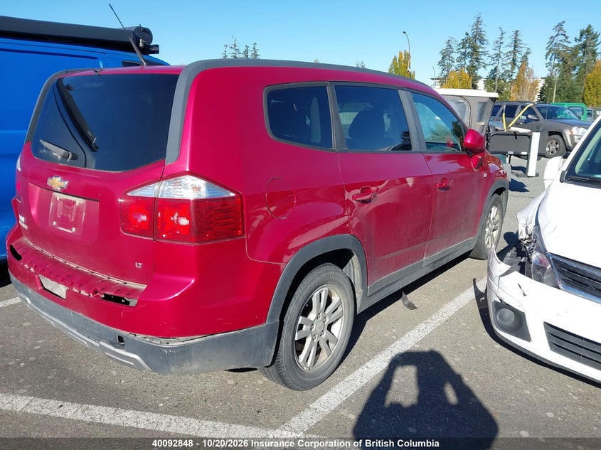 Vin: kl77p2em2ck559301, lot: 30112849, chevrolet orlando lt 20124