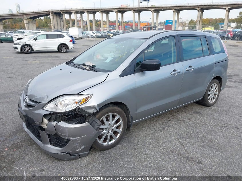 Vin: jm1cr2w35a0366795, lot: 30112864, mazda 5 20102