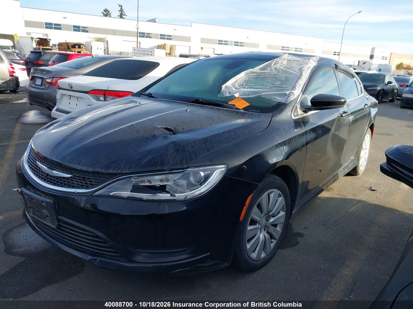 Vin: 1c3cccfb8hn502143, lot: 30112997, chrysler 200 lx 20172