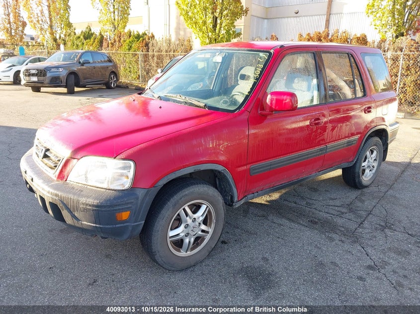 1998 Honda Cr-V, Right Side, IAAI, VIN JHLRD1859WC808665 — photo 2