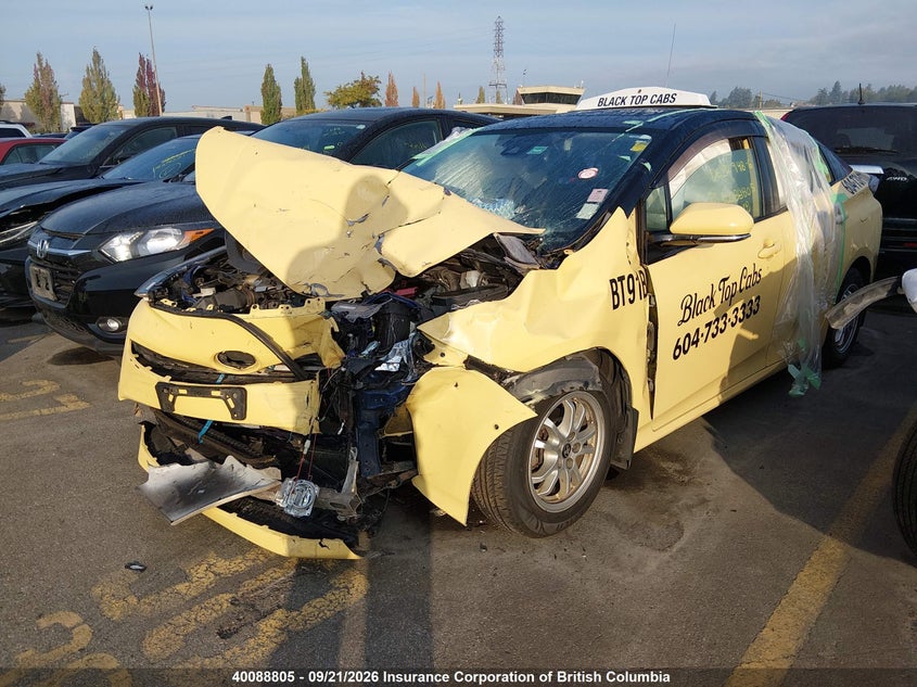 Vin: jtdkarfuxj3062316, lot: 30113187, toyota prius technology 20182