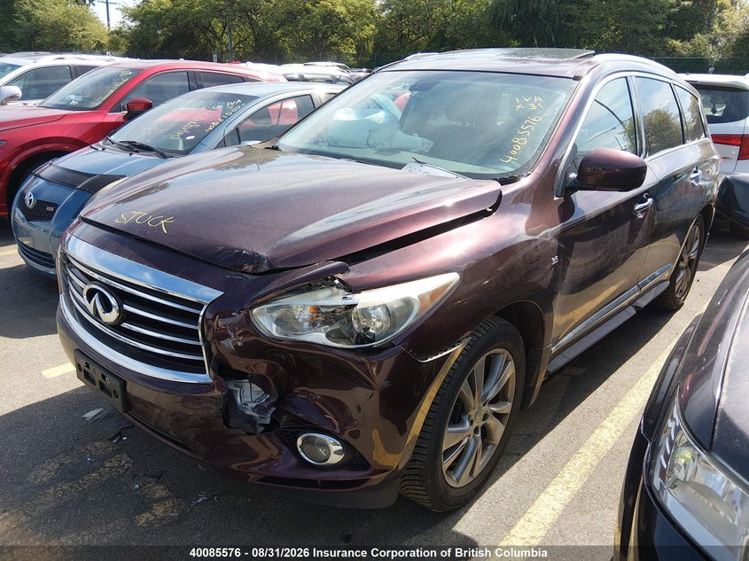 Vin: 5n1al0mm0fc501613, lot: 30113226, infiniti qx60 20152