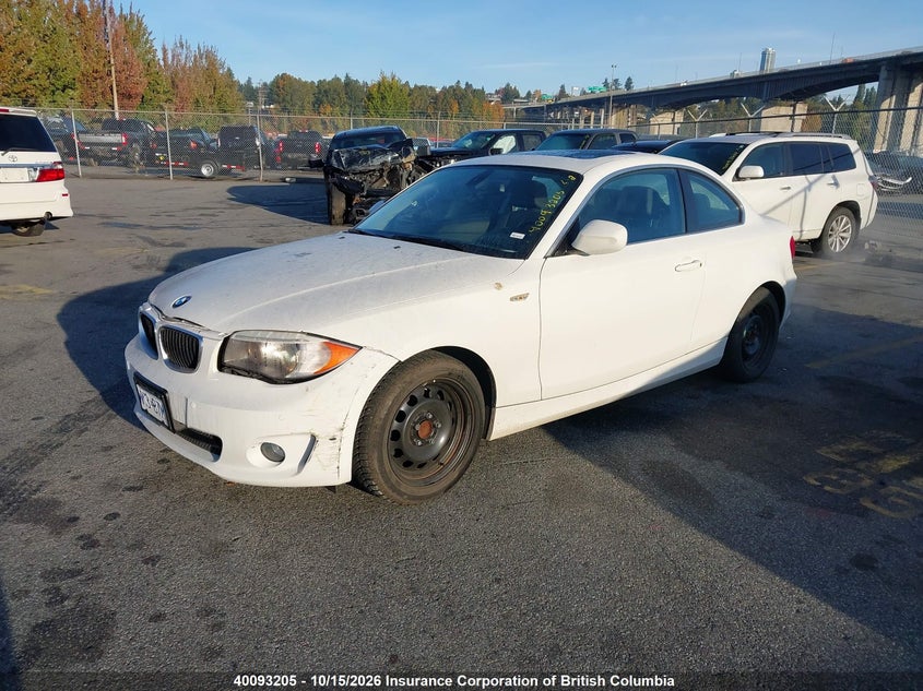 Vin: wbaup7c58cvp22785, lot: 30113284, bmw 128i 20122