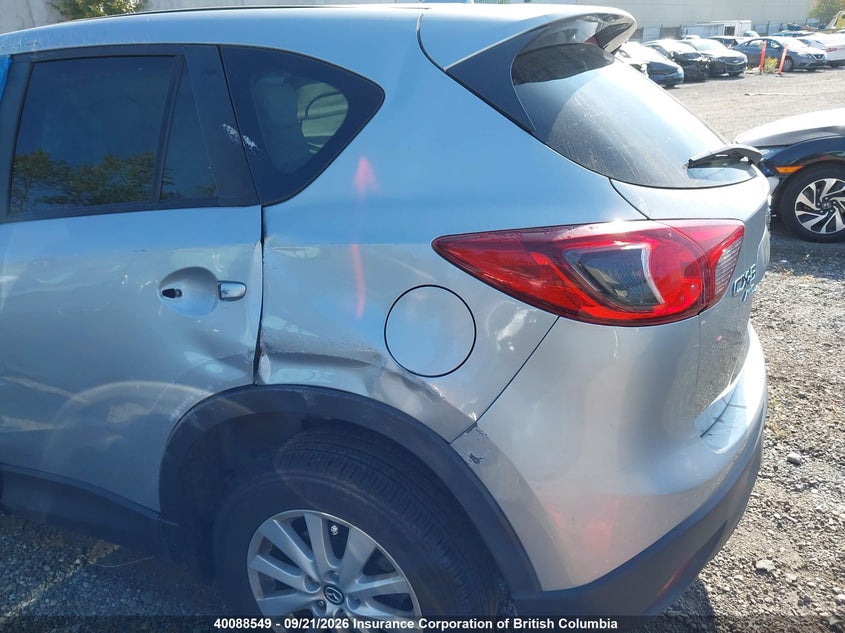 Vin: jm3ke4cy2g0614472, lot: 30113329, mazda cx-5 touring 20163